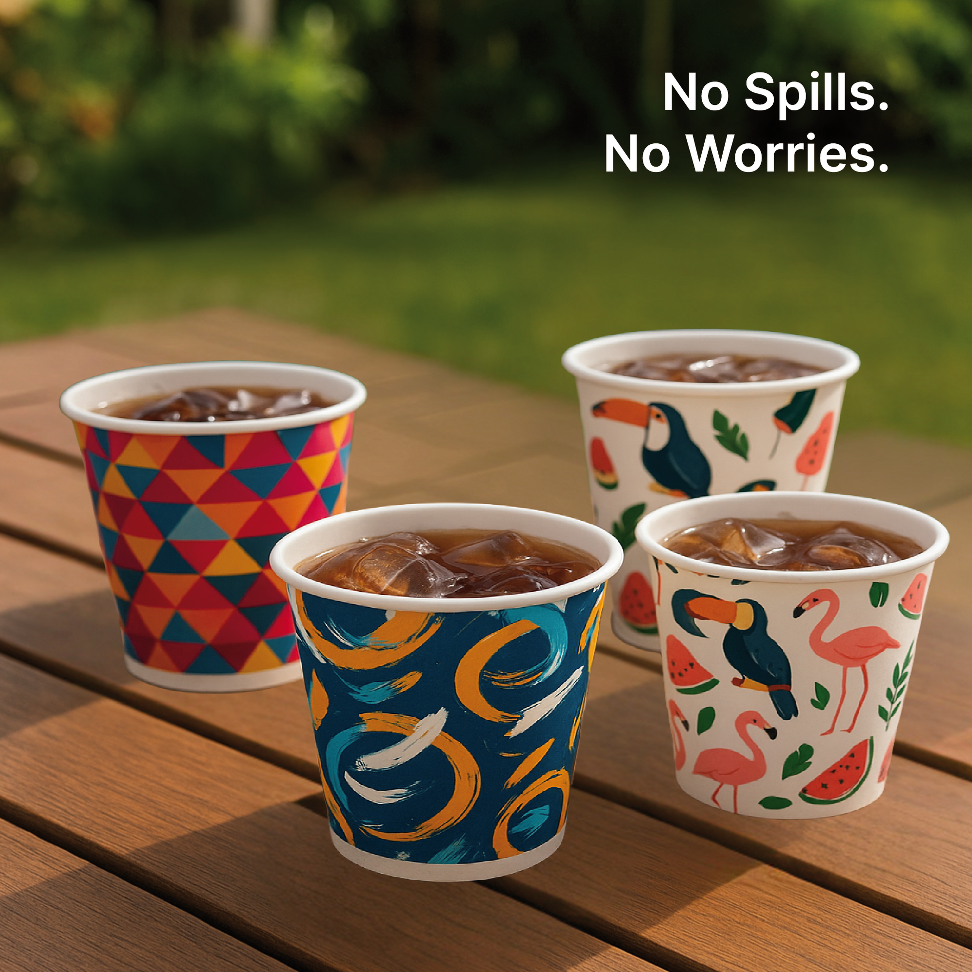 Paper Disposable Printed Cups - Kaagat