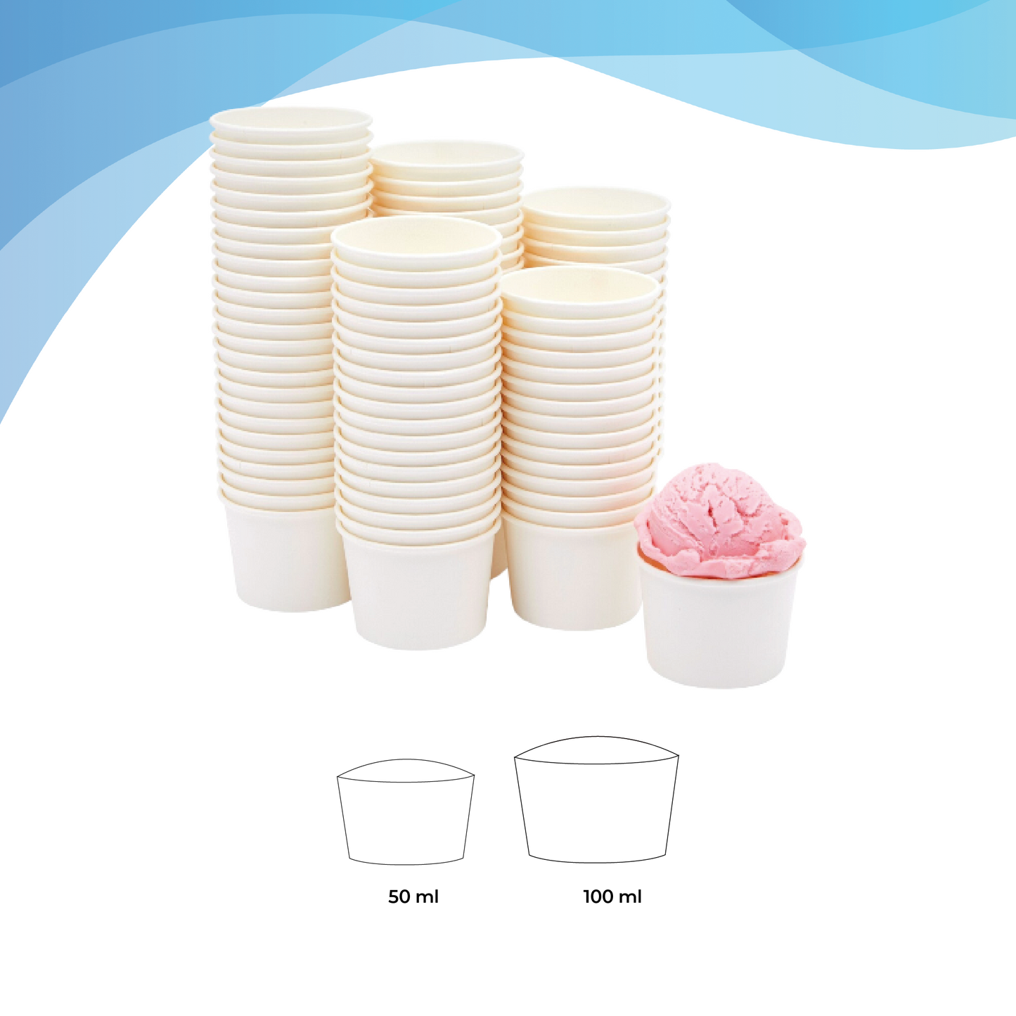 Disposable Ice Cream Cups - Kaagat