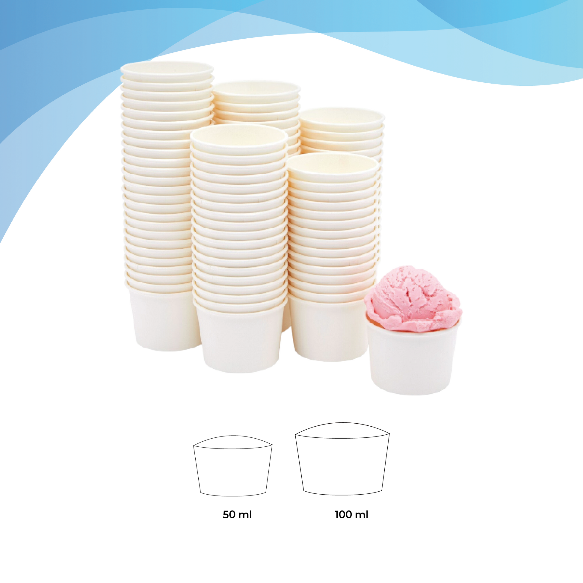 Disposable Ice Cream Cups - Kaagat
