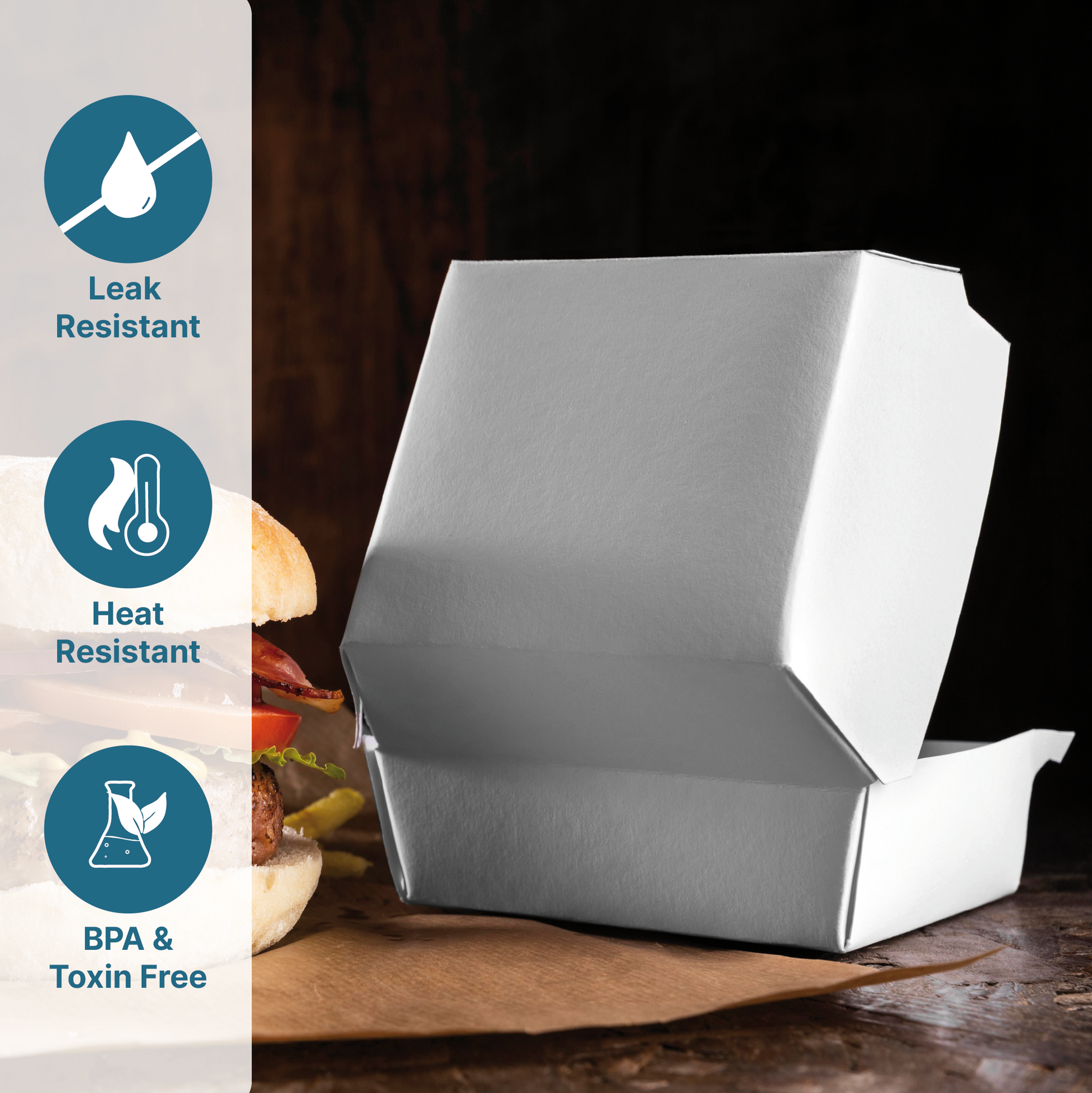 Disposable Burger Boxes - Kaagat
