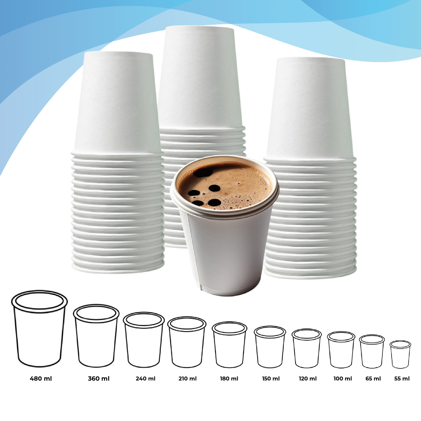 Single Wall Paper Disposable Cups - Kaagat