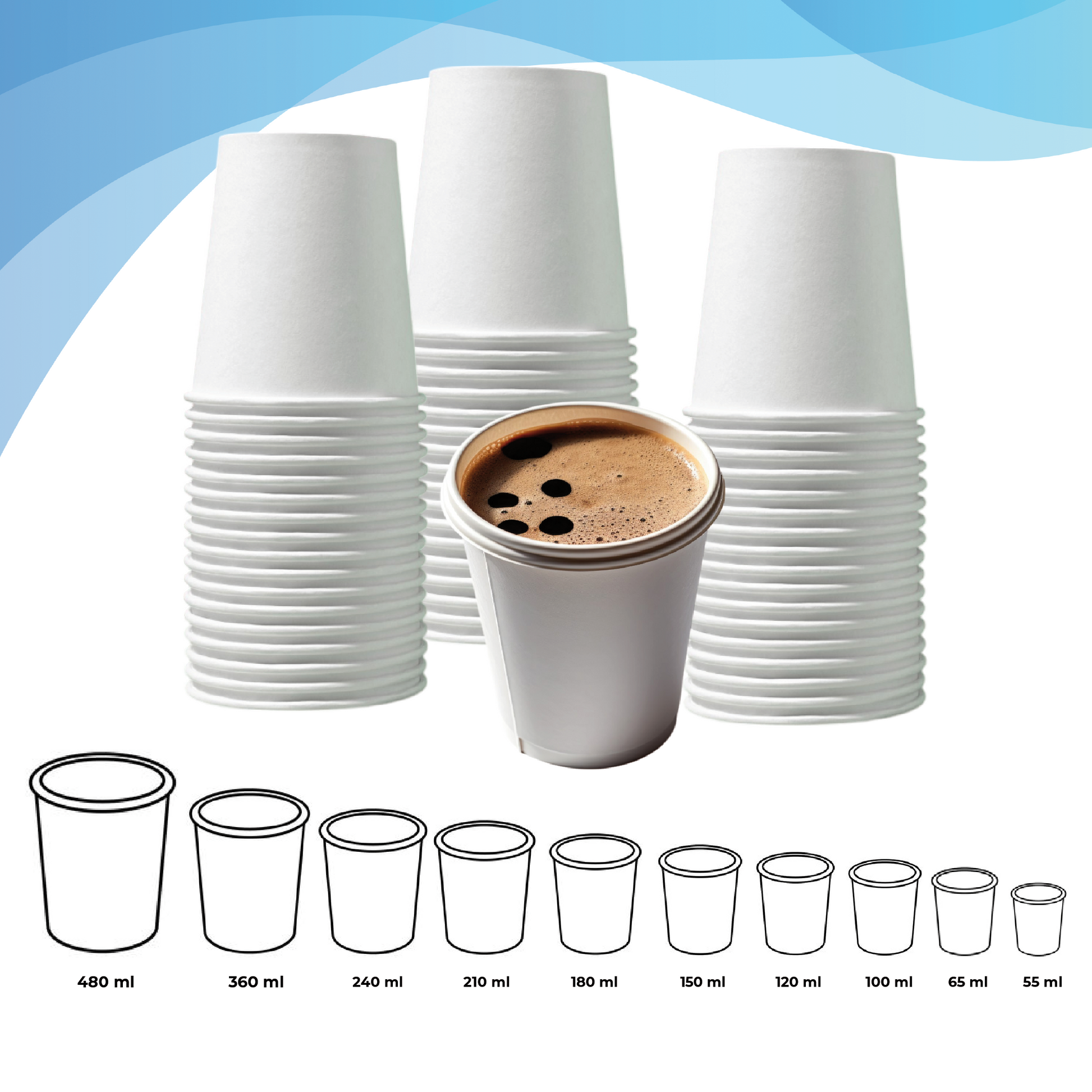Single Wall Paper Disposable Cups - Kaagat