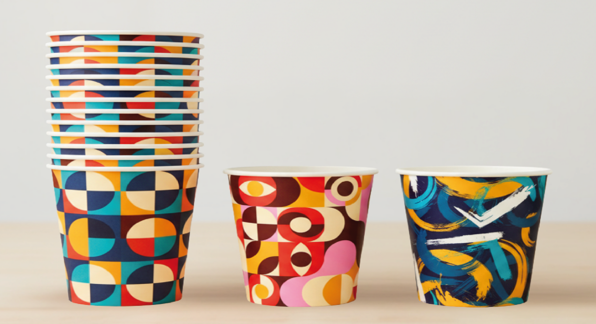 Paper Disposable Printed Cups - Kaagat