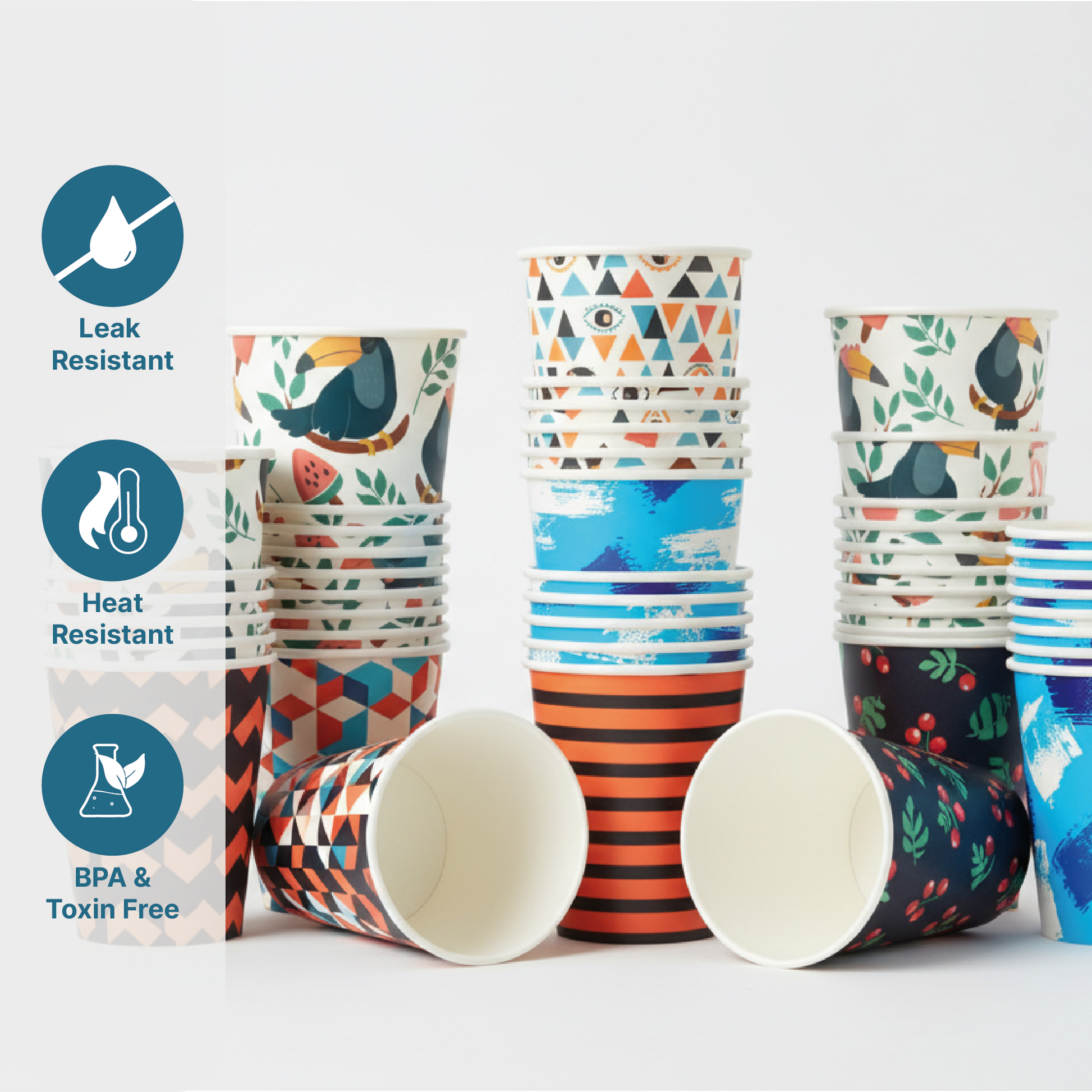 Paper Disposable Printed Cups - Kaagat