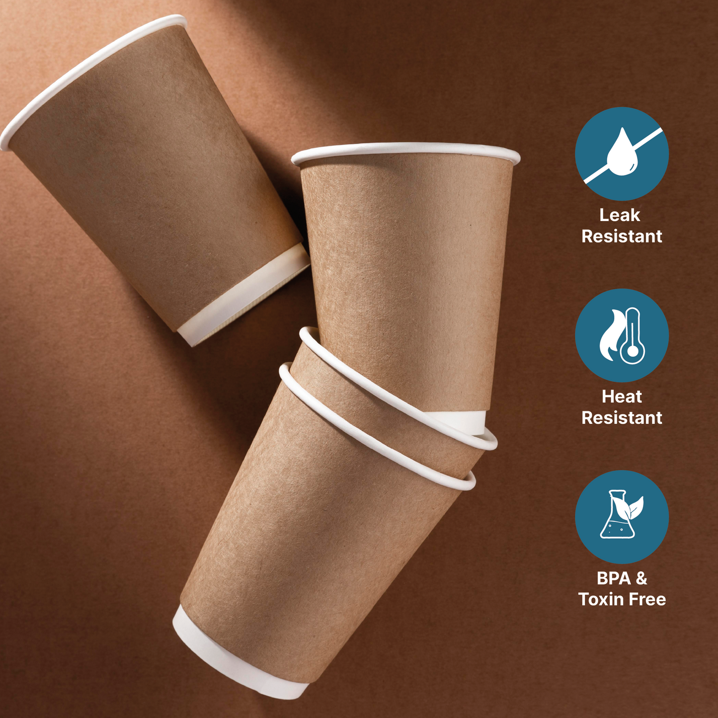 Double Wall Paper Disposable Cups