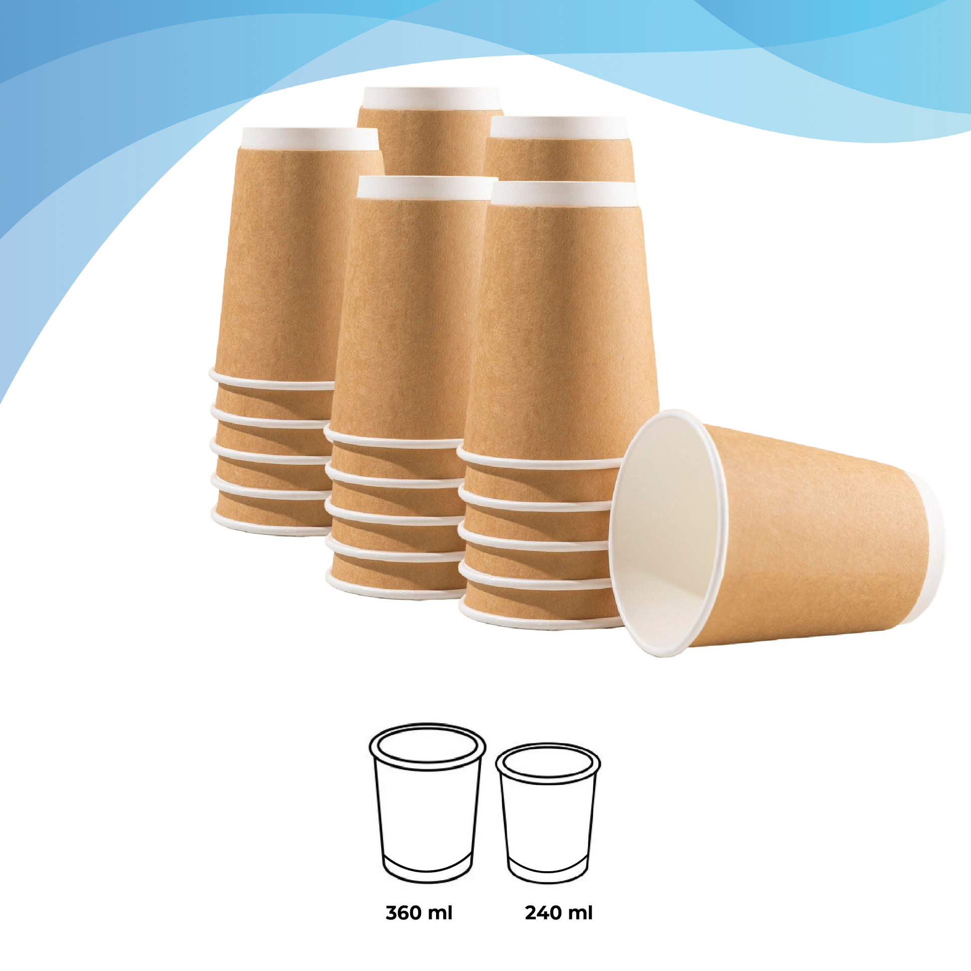 Double Wall Paper Disposable Cups - Kaagat