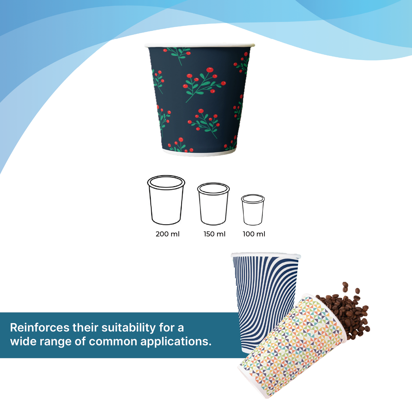 Paper Disposable Printed Cups